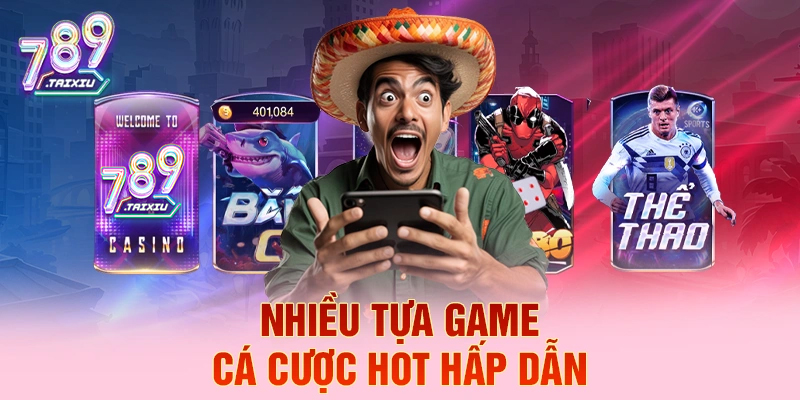 Đa dạng game cá cược hấp dẫn tại 99vin